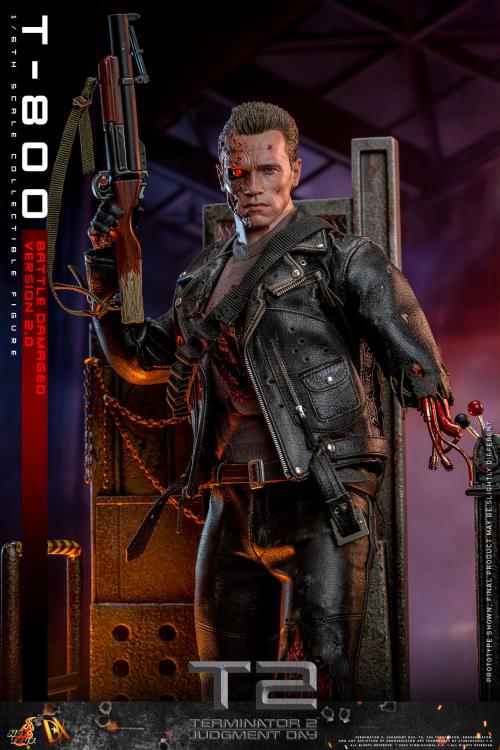 Terminator 2: Judgement Day DX46 T-800 (Battle Damaged Version 2.0) 1/6th Scale Collectible Figure Gallery Image 5