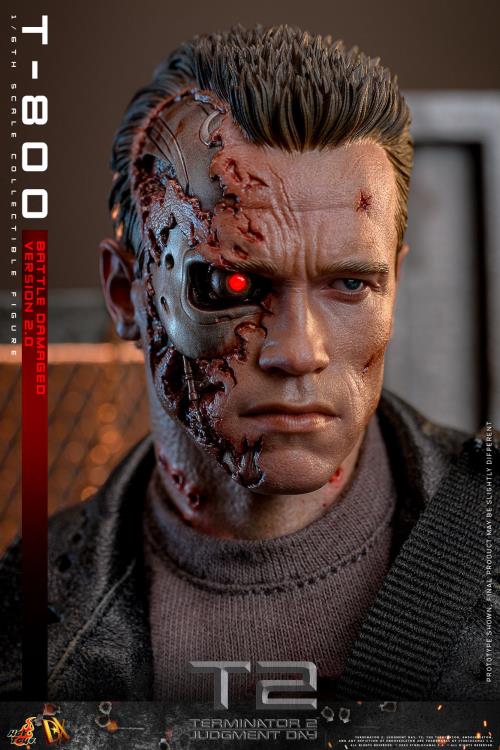 Terminator 2: Judgement Day DX46 T-800 (Battle Damaged Version 2.0) 1/6th Scale Collectible Figure Gallery Image 16