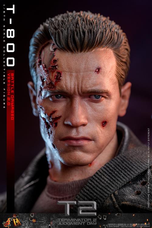 Terminator 2: Judgement Day DX46 T-800 (Battle Damaged Version 2.0) 1/6th Scale Collectible Figure Gallery Image 14