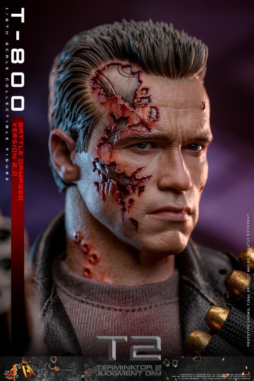Terminator 2: Judgement Day DX46 T-800 (Battle Damaged Version 2.0) 1/6th Scale Collectible Figure Gallery Image 18