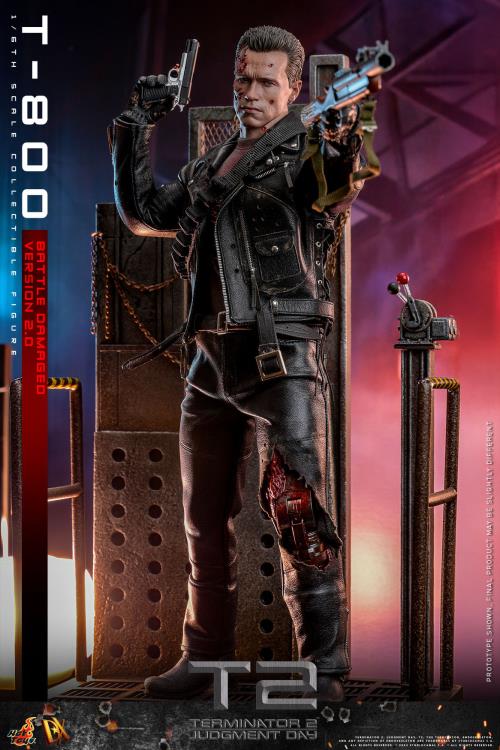 Terminator 2: Judgement Day DX46 T-800 (Battle Damaged Version 2.0) 1/6th Scale Collectible Figure Gallery Image 7