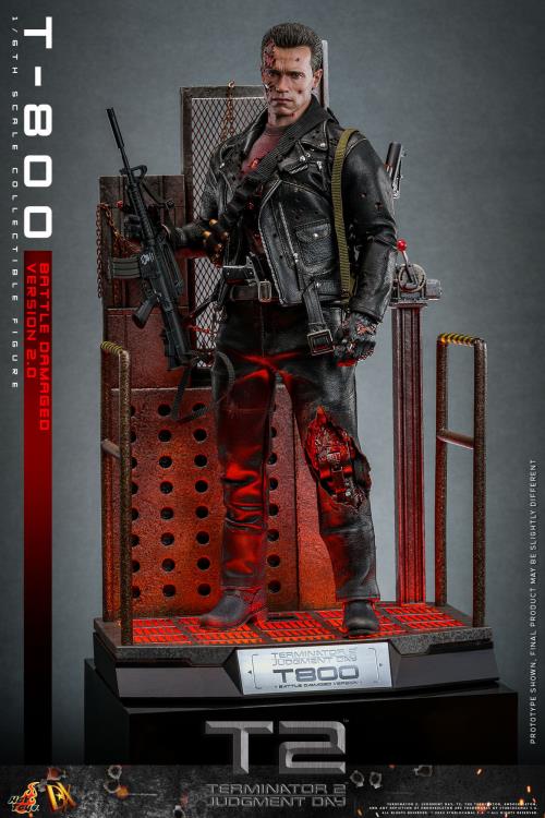Terminator 2: Judgement Day DX46 T-800 (Battle Damaged Version 2.0) 1/6th Scale Collectible Figure Gallery Image 20