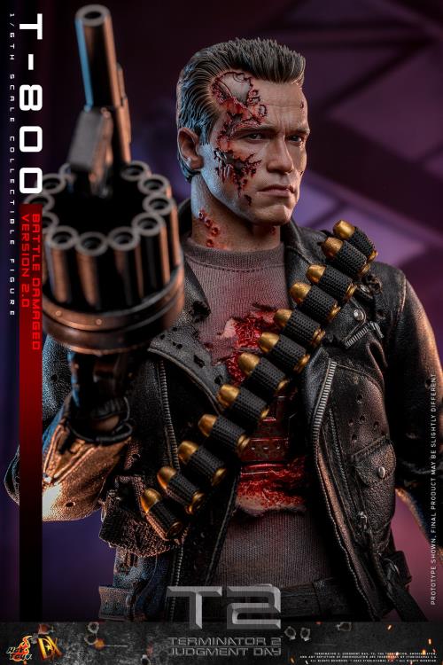Terminator 2: Judgement Day DX46 T-800 (Battle Damaged Version 2.0) 1/6th Scale Collectible Figure Gallery Image 8