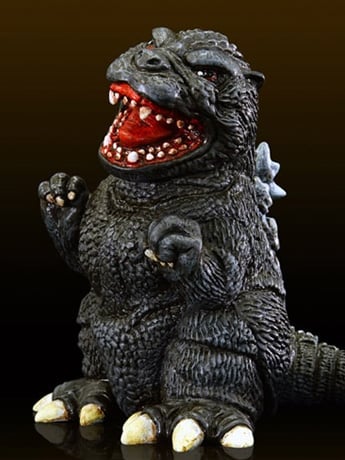 Godzilla vs. Biollante MAME Series Godzilla Soft Vinyl Garage Kit