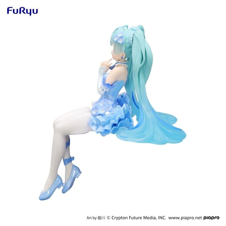 Vocaloid Hatsune Miku (Flower Fairy Nemophila Pail Blue Color Ver.) Noodle Stopper Figure Gallery Image 5