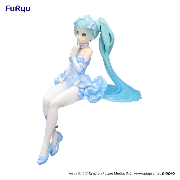 Vocaloid Hatsune Miku (Flower Fairy Nemophila Pail Blue Color Ver.) Noodle Stopper Figure Gallery Image 4