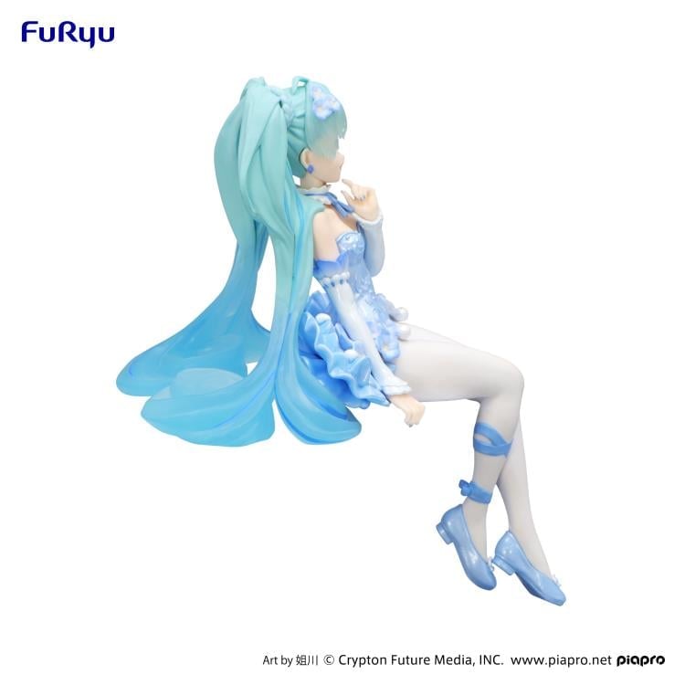 Vocaloid Hatsune Miku (Flower Fairy Nemophila Pail Blue Color Ver.) Noodle Stopper Figure Gallery Image 6