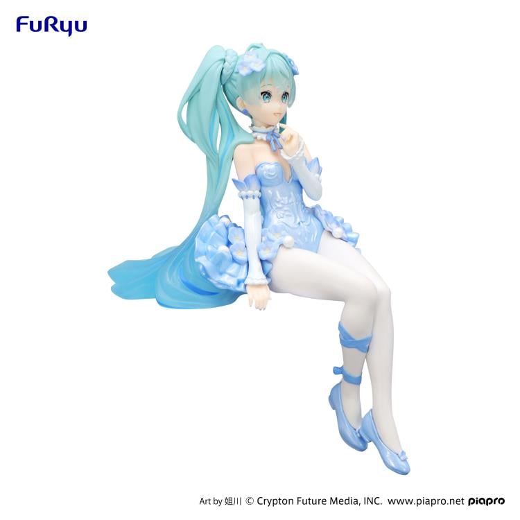 Vocaloid Hatsune Miku (Flower Fairy Nemophila Pail Blue Color Ver.) Noodle Stopper Figure Gallery Image 7