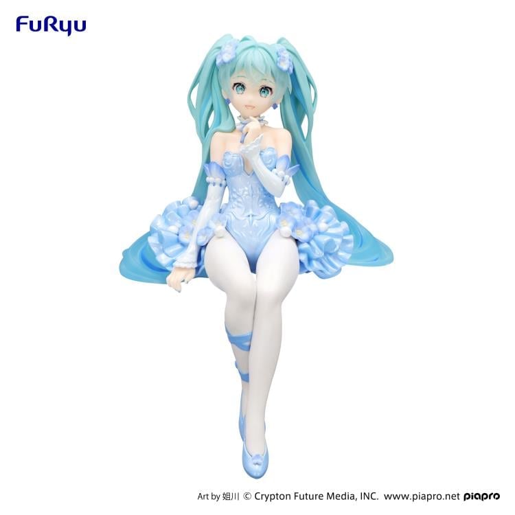 Vocaloid Hatsune Miku (Flower Fairy Nemophila Pail Blue Color Ver.) Noodle Stopper Figure Gallery Image 3