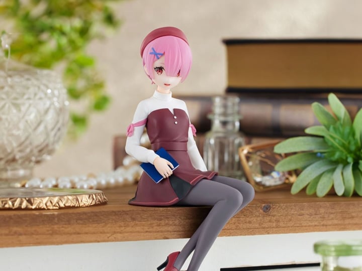 Re:Zero Starting Life in Another World Ram (Book Girl Ver.) Noodle Stopper Figure Gallery Image 1