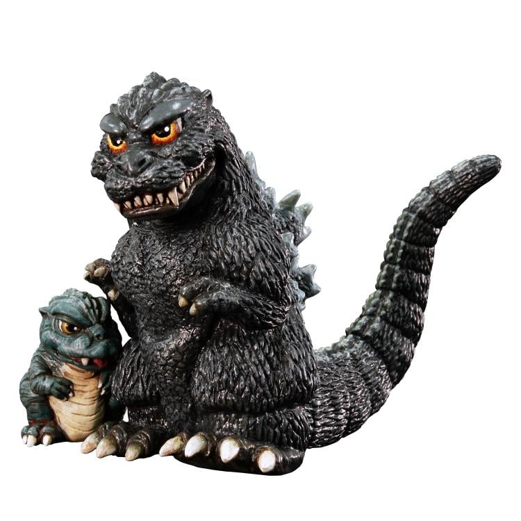 Godzilla vs. Mechagodzilla II MAME Godzilla & Baby Soft Vinyl