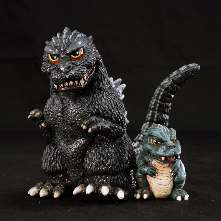 Godzilla vs. Mechagodzilla II MAME Godzilla & Baby Soft Vinyl