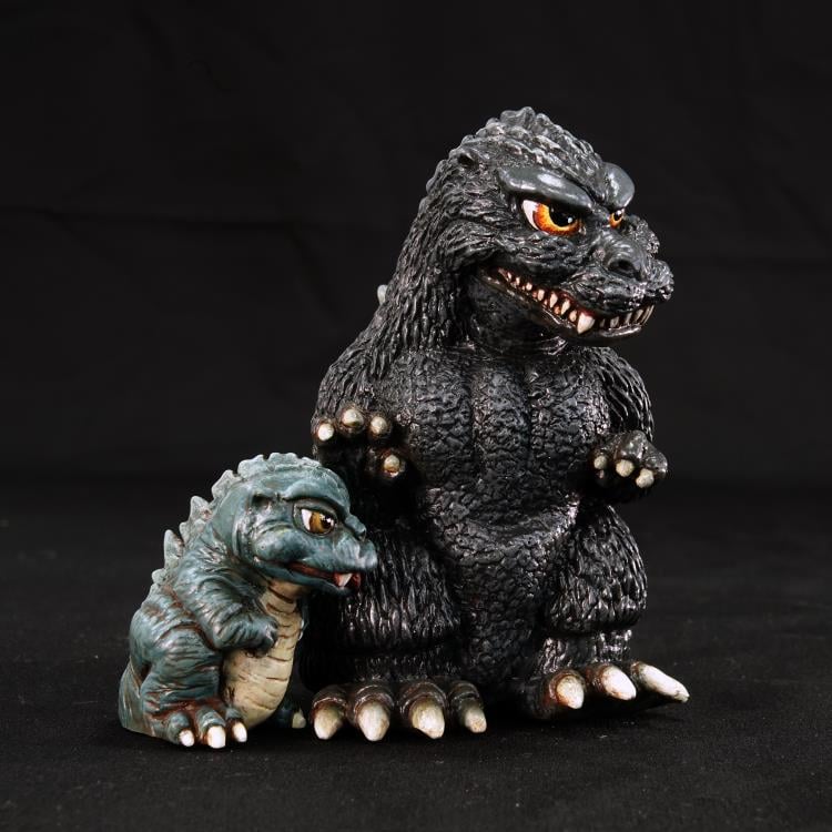 Godzilla vs. Mechagodzilla II MAME Godzilla & Baby Soft Vinyl