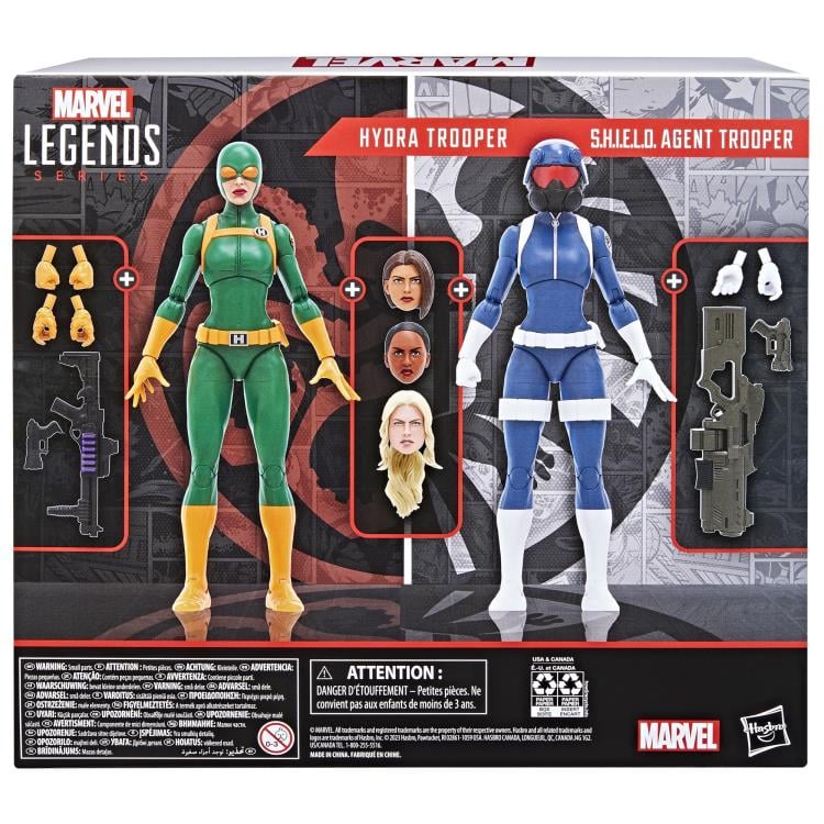 Marvel Legends Set 2 Figure Agenti Shield 15 Cm - Action Figure Collezionabili