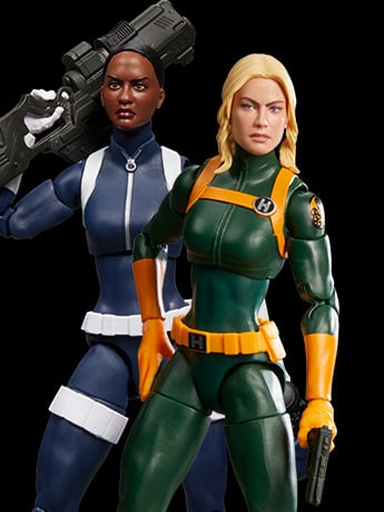 Marvel Legends S.H.I.E.L.D. Agent and Hydra Trooper Action Figure Two-Pack Gallery Image 2