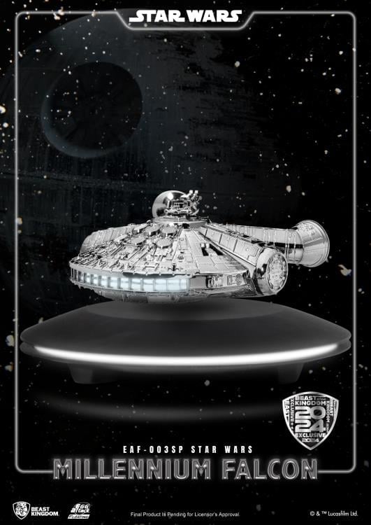 Star Wars: The Empire Strikes Back Egg Attack Floating EAF-003SP Millennium Falcon (Limited Edition Electroplated Metallic Colors Ver.) Gallery Image 4