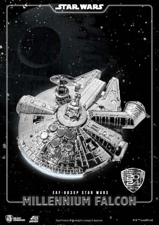 Star Wars: The Empire Strikes Back Egg Attack Floating EAF-003SP Millennium Falcon (Limited Edition Electroplated Metallic Colors Ver.) Gallery Image 5