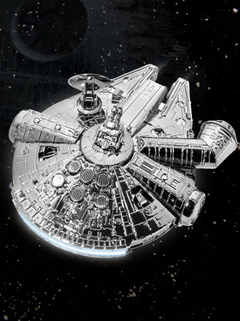 Star Wars: The Empire Strikes Back Egg Attack Floating EAF-003SP Millennium Falcon (Limited Edition Electroplated Metallic Colors Ver.) Gallery Image 2