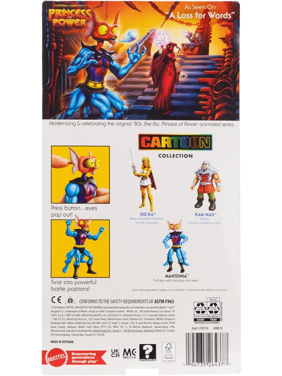 Masters of the Universe: Origins Mantenna (Cartoon Collection) Action Figure Gallery Image 9