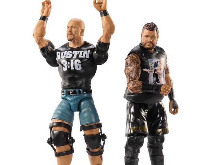 WWE Main Event Showdown Series 20 "Stone Cold" Steve Austin & Kevin Owens Two-Pack Gallery Image 1