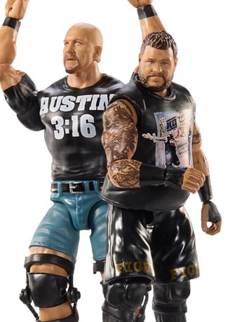 WWE Main Event Showdown Series 20 "Stone Cold" Steve Austin & Kevin Owens Two-Pack Gallery Image 2