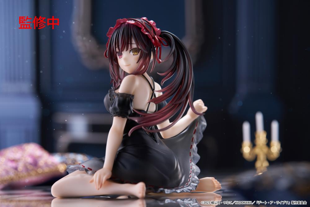 Date A Live Desktop Cute Kurumi Tokisaki (Nightwear Ver.) Figure Gallery Image 4