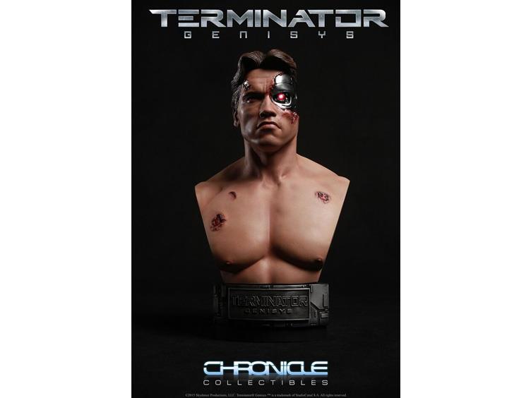 Terminator Genisys T-800 (Battle Damaged) 1/2 Scale Bust Gallery Image 1