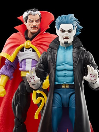 Lucky Star エクストラマーベディフィギュア 2体セット　③ Spider-Man Marvel Legends Doctor Strange & Morbius Exclusive