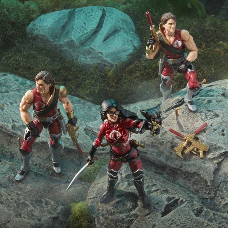 G.I. Joe Classified Series Crimson Strike Team: Baroness, Tomax, & Xamot Exclusive Action Figure Set Gallery Image 4
