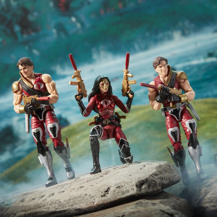 G.I. Joe Classified Series Crimson Strike Team: Baroness, Tomax, & Xamot Exclusive Action Figure Set Gallery Image 3