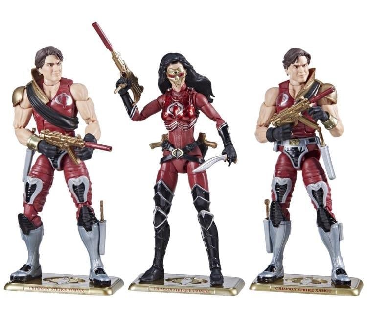 G.I. Joe Classified Series Crimson Strike Team: Baroness, Tomax, & Xamot Exclusive Action Figure Set Gallery Image 11