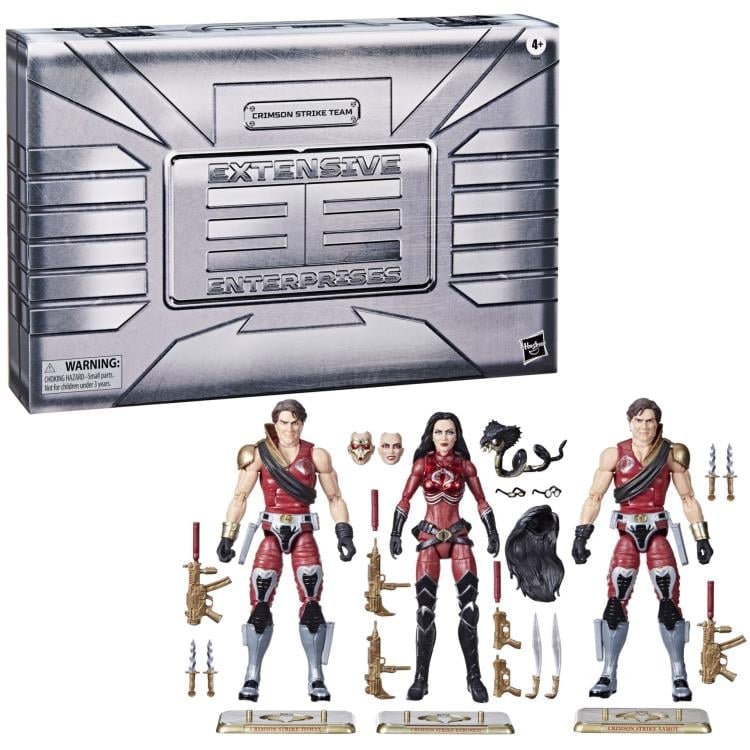 G.I. Joe Classified Series Crimson Strike Team: Baroness, Tomax, & Xamot Exclusive Action Figure Set Gallery Image 13