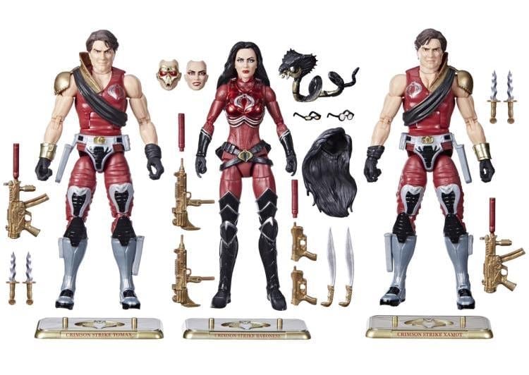 G.I. Joe Classified Series Crimson Strike Team: Baroness, Tomax, & Xamot Exclusive Action Figure Set Gallery Image 12