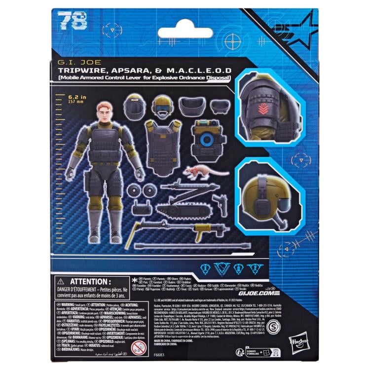 G.I. Joe Classified Series #78 Tripwire, Apsara, & M.A.C.L.E.O.D. Exclusive Action Figure Set Gallery Image 14
