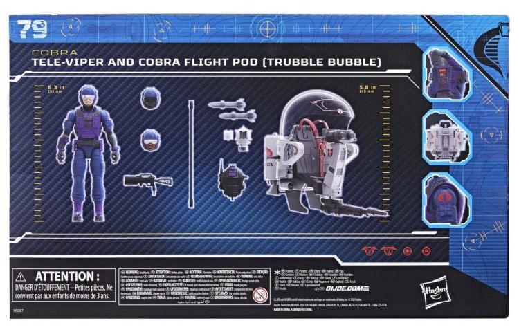 G.I. Joe Classified Series #79 Tele-Viper & Cobra Flight Pod (Trubble Bubble) Exclusive Action Figure Set Gallery Image 14