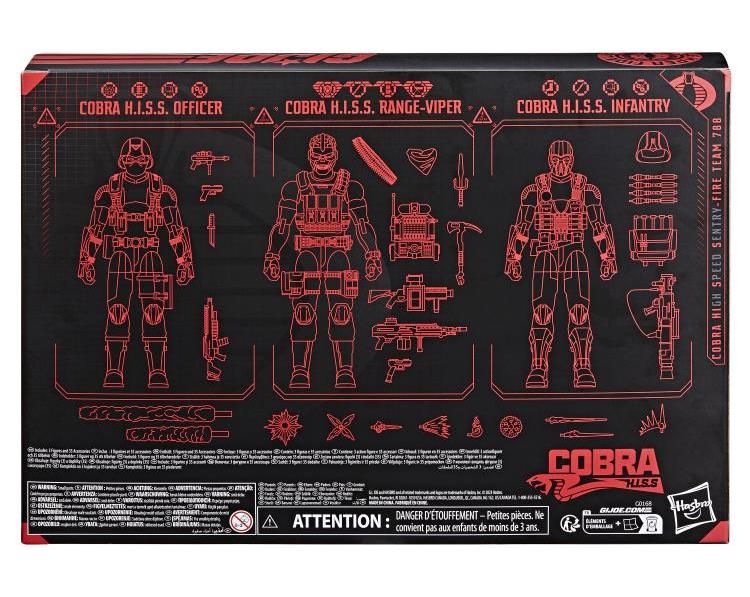 G.I. Joe Classified Series Cobra H.I.S.S. Fire Team 788 Exclusive