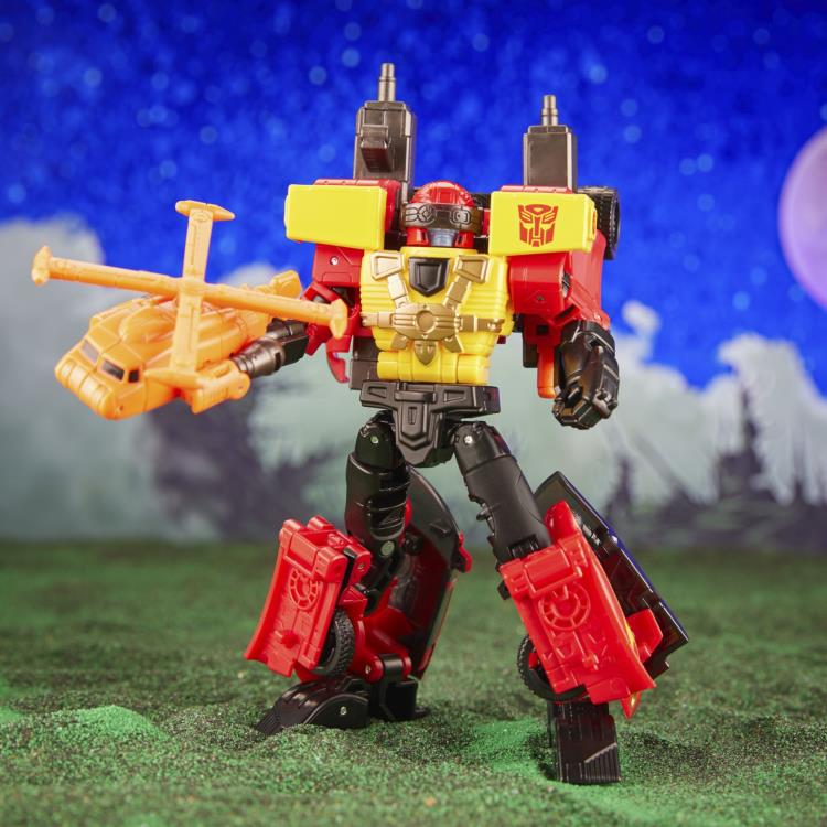Transformers: Legacy Evolution Armada Universe Powerlinx Hot Shot and Jolt Exclusive Action Figure Set Gallery Image 8