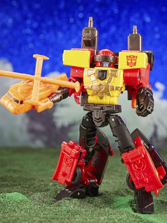 Transformers: Legacy Evolution Armada Universe Powerlinx Hot Shot and Jolt Exclusive Action Figure Set Gallery Image 2