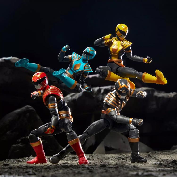 Power Rangers Lightning Collection Omega Rangers Exclusive Action Figure Four-Pack Gallery Image 3
