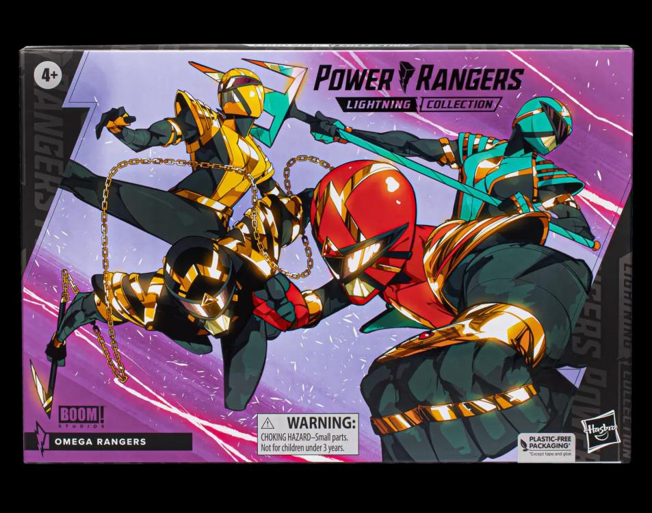 Power Rangers Lightning Collection Omega Rangers Exclusive Action Figure Four-Pack Gallery Image 15