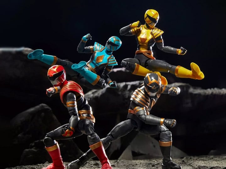 Power Rangers Lightning Collection Omega Rangers Exclusive Action Figure Four-Pack Gallery Image 1