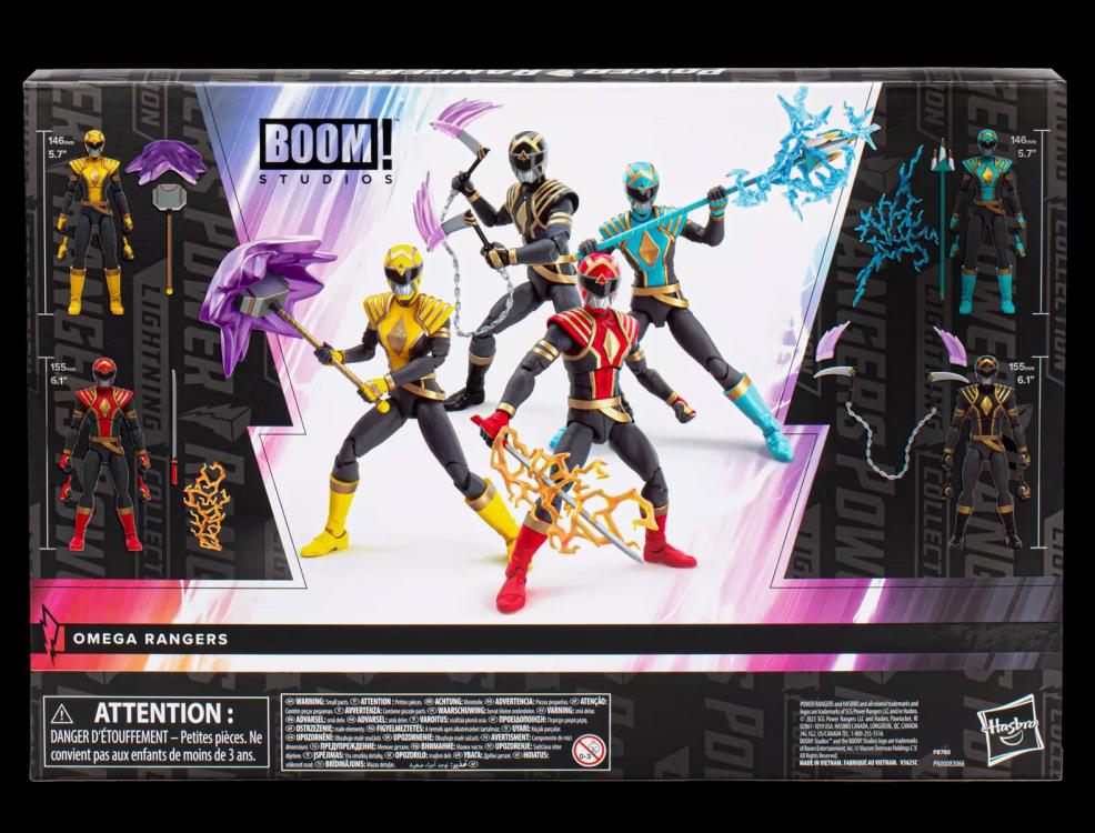 Power Rangers Lightning Collection Omega Rangers Exclusive Action Figure Four-Pack Gallery Image 16