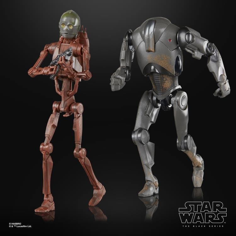 Star Wars: The Black Series C-3PO and Super Battle Droid Exclusive Action Figure Two-Pack (Attack of the Clones) Gallery Image 13