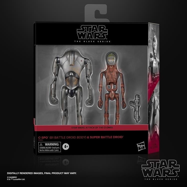 Star Wars: The Black Series C-3PO and Super Battle Droid Exclusive Action Figure Two-Pack (Attack of the Clones) Gallery Image 14