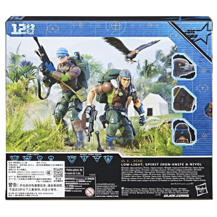 G.I. Joe Classified Series #128 Mad Marauders Low-Light, Spirit Iron-Knife and Niyol Exclusive Action Figure Three-Pack Gallery Image 14