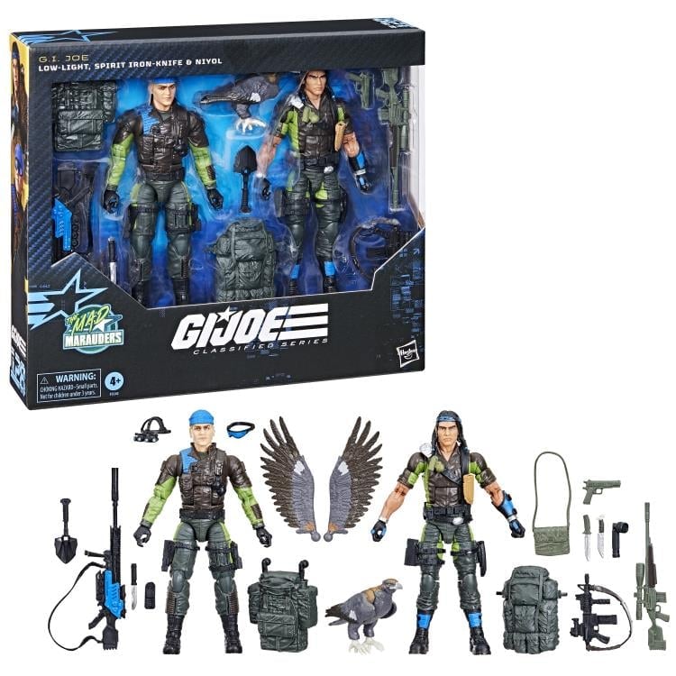 G.I. Joe Classified Series #128 Mad Marauders Low-Light, Spirit Iron-Knife and Niyol Exclusive Action Figure Three-Pack Gallery Image 12