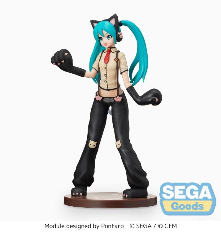 Hatsune Miku Project DIVA Arcade Future Tone Hatsune Miku (Kitty Cat) Super Premium Figure Gallery Image 4