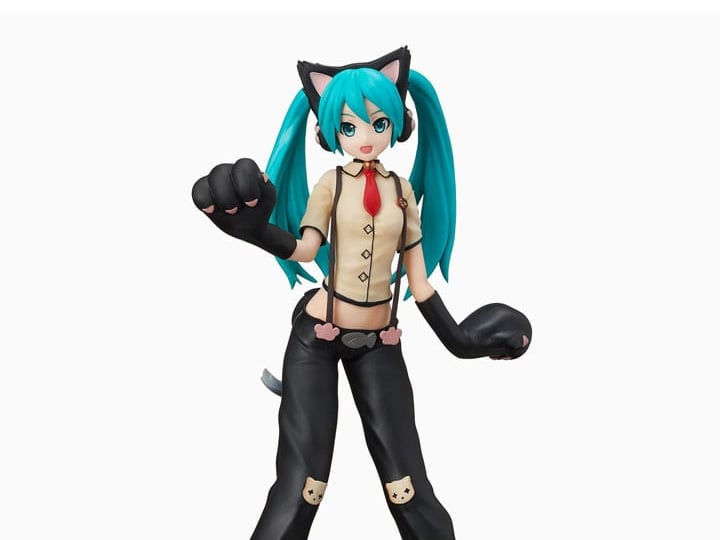 Hatsune Miku Project DIVA Arcade Future Tone Hatsune Miku (Kitty Cat) Super Premium Figure Gallery Image 1