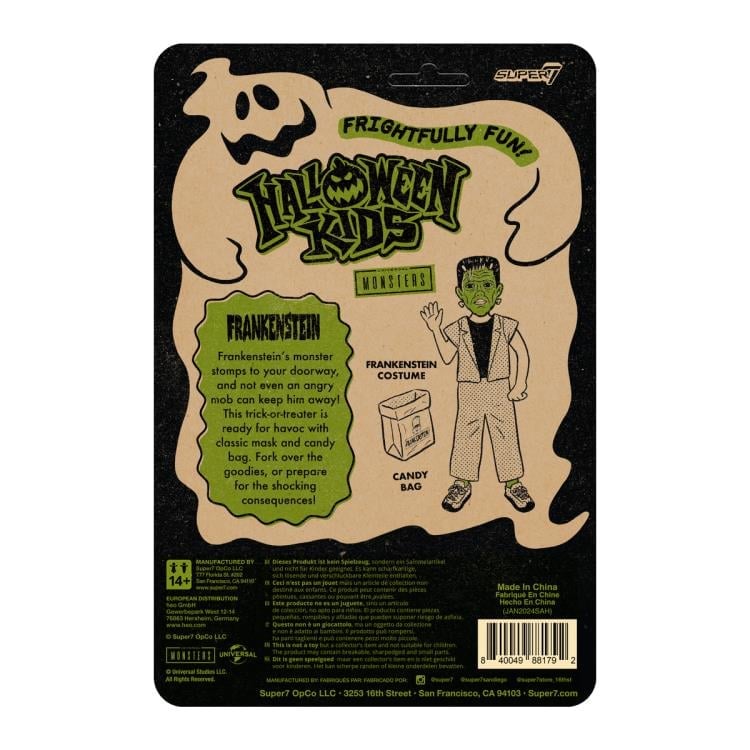 Universal Monsters Halloween Kids ReAction Frankenstein Boy Action Figure Gallery Image 7