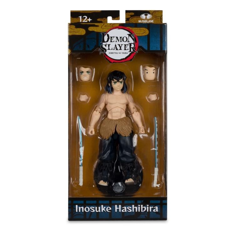 Demon Slayer: Kimetsu no Yaiba Inosuke Hashibira (Unmasked)  7" Action Figure Gallery Image 9